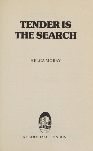 Cover for Tender is thesearch
