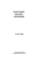 Cover for Textures, spaces, wonders