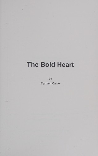 Cover for The bold heart