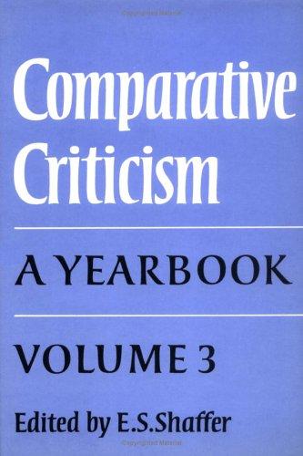 Cover for Comparative Criticism
