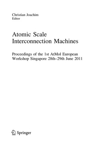 Cover for Atomic Scale Interconnection Machines