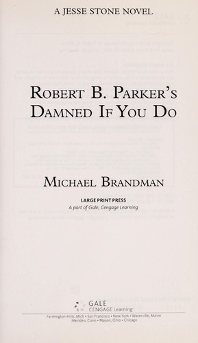 Cover for Robert B. Parker's Damned if you do
