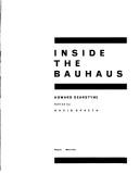 Cover for Inside the Bauhaus