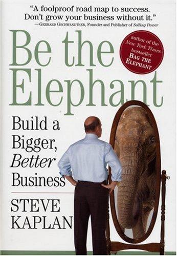 Cover for Be the Elephant