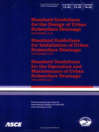 Cover for ASCE/EWRI 12-05, ASCE/EWRI 13-05, ASCE/EWRI 14-05