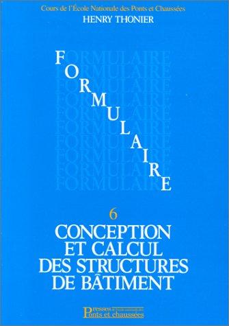 Cover for Conception et calcul des structures de bÃ¢timent, formulaires