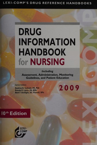 Cover for Drug information handbook for nursing