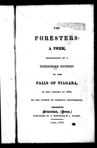 Cover for The foresters