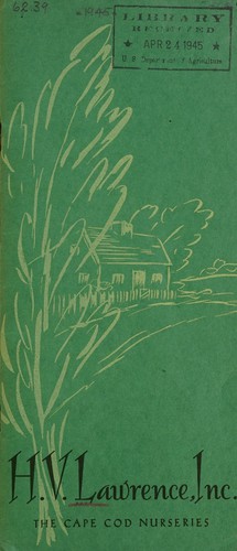 Cover for A listing of our perennials, evergreens, trees, shrubs, vines, roses and fruits