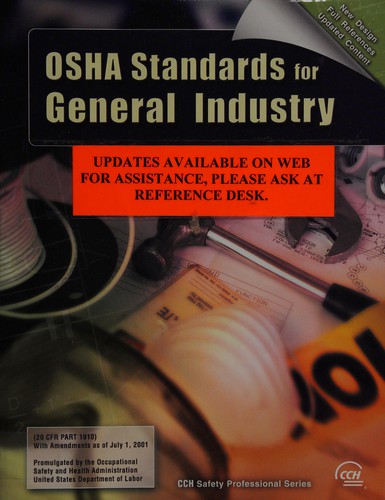 Cover for OSHA Standards for General Industry