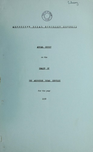 Cover for [Report 1958]
