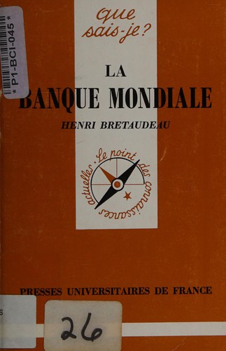 Cover for La Banque mondiale