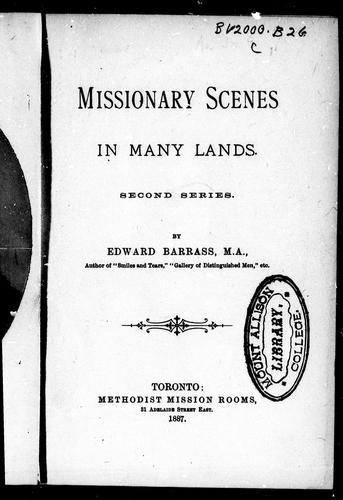 Cover for Missionary scenes in many lands