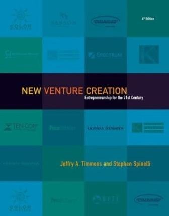 Cover for New Venture Creation