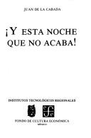 Cover for Y esta noche que no acaba!
