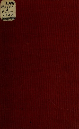 Cover for Code pénal avec les dernieres modifications, annoté