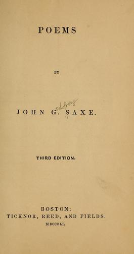 Cover for Poems