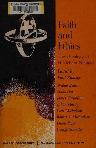 Cover for Faith and ethics
