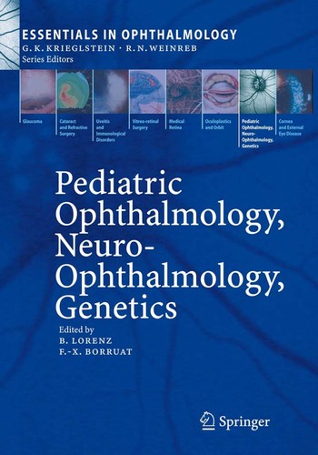 Cover for Pediatric ophthalmology, neuro-ophthalmology, genetics