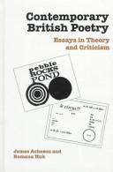 Cover for Contemporary British Poetry