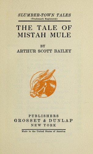 Cover for The tale of Mistah Mule