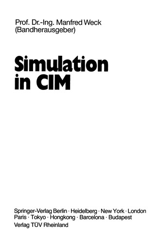 Cover for Simulation in CIM