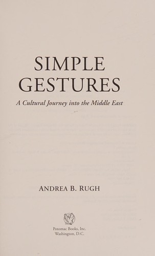 Cover for Simple gestures
