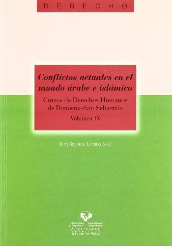Cover for Conflictos actuales en el mundo árabe e islámico. Cursos de Derechos Humanos de Donostia - San Sebastián. Vol. IX