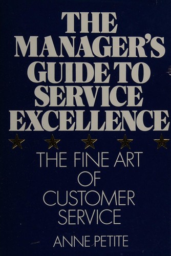 Cover for The manager's guide to service excellence