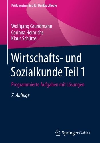 Cover for Wirtschafts- und Sozialkunde Teil 1