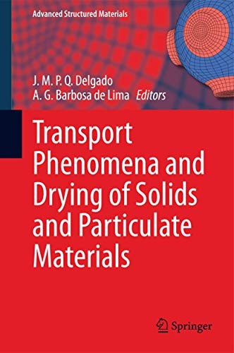 Cover for Transport Phenomena and Drying of Solids and Particulate Materials