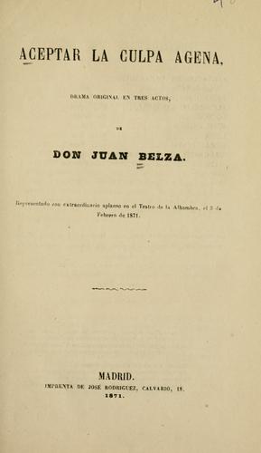 Cover for Aceptar la culpa agena