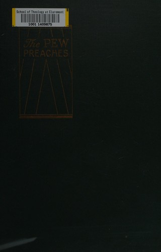 Cover for The pew preaches