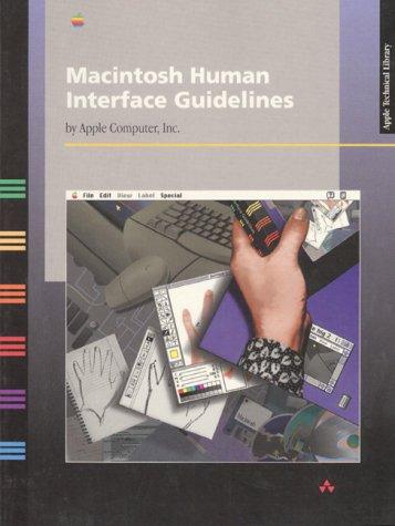 Cover for Macintosh human interface guidelines
