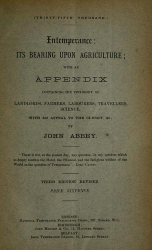 Cover for Intemperance