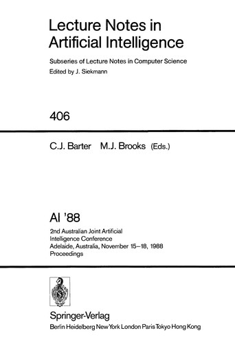 Cover for Artificial Intelligence '88.