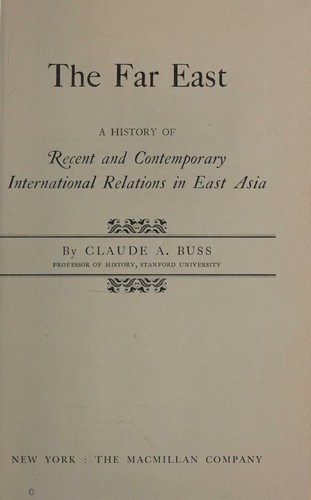 Cover for The Far East