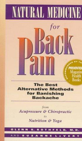 Cover for Natural medicine for back pain