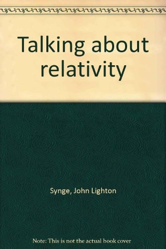 Cover for Talking about relativity.