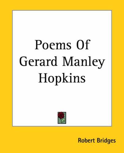 Cover for Poems Of Gerard Manley Hopkins