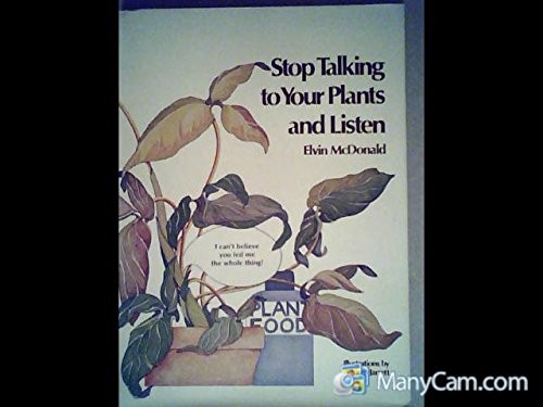 Cover for Stop Talking to Your Plants and Listen