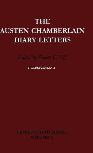 Cover for The Austen Chamberlain diary letters