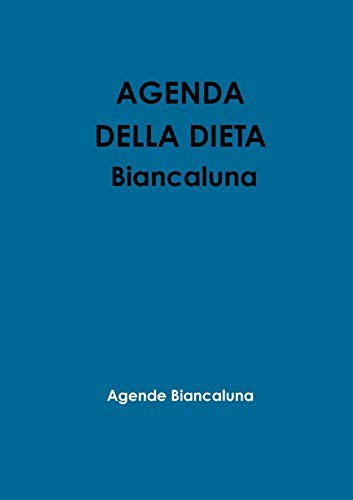 Cover for Agenda della dieta Biancaluna