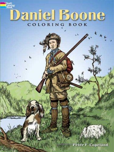 Cover for Daniel Boone Coloring Book