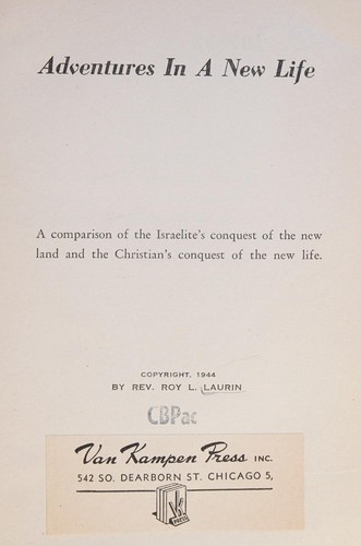 Cover for Adventures in a new life