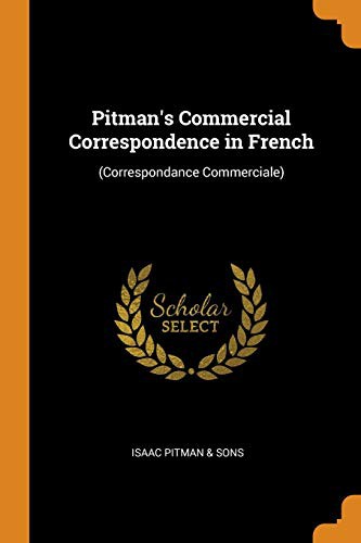 Cover for Pitman's Commercial Correspondence in French