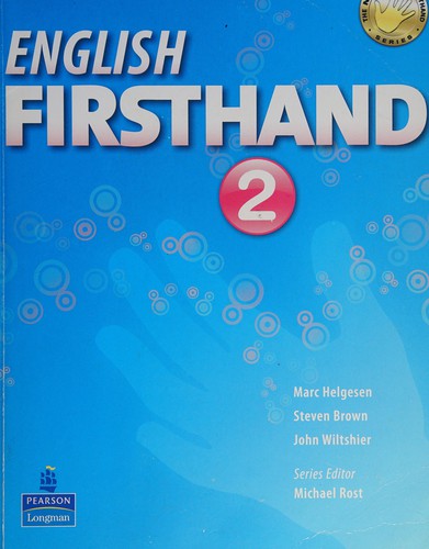 Cover for English firsthand