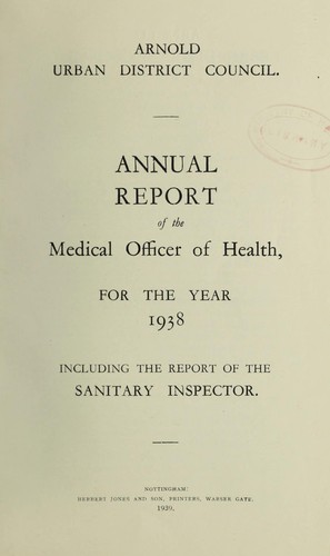 Cover for [Report 1938]