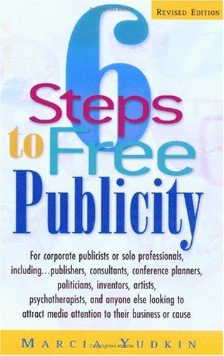 Cover for 6 steps to free publicity