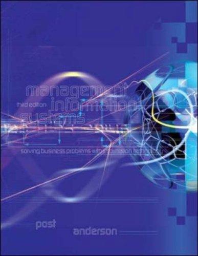 Cover for Management Information Systems